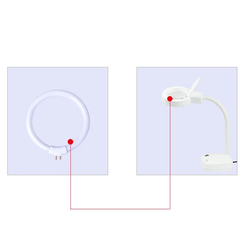 ampoule fluorescente circulaire blanc moderne 11w 12w 95cm 112cm 12w 136cm