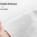 serviette bain jetable coton blanc moderne rapide absorption 70x140cm usage unique voyage toilette