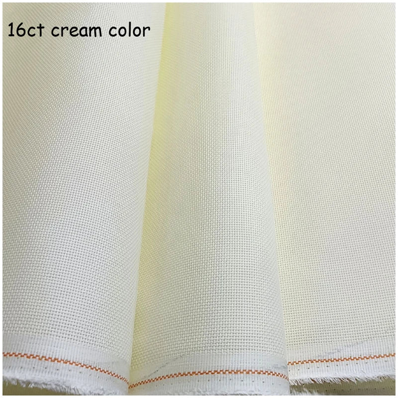 tissu aidă coton crème solide moderne 100x150cm 200x150cm 300x150cm 500x150cm qualité supérieure