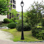 poteau lumière vintage noir bronze floralextérieur éclairage public ip65 led ac 110240v