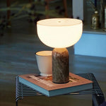 lampe table moderne marbre texture blanc éclairage ambiance haute qualité déco minimaliste(touchless) led 15w