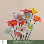 bouquet artificiel fleurs roses tulipes feuilles vertes moderne décoration intérieure anniversaire nouvelle année chinoise