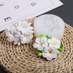 moule silicone gateau deco fleur cupcake gelée bonbons chocolat floral multicolore transparent