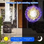 guirlande lumineuse solaire 90 150 200 leds multicolore étoiles moderne extérieur festive noël patio