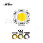 plaque led cob 3w 5w 7w 12v 24v blanc chaud alu rond moderne downlight