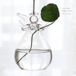 vase suspendu verre transparent moderne plante hydroponique décoration intérieure minimaliste fixations cordelette portable terrarium