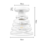 plafonniers led modernes industriels géométriques blanc gris éclairage quotidien