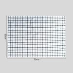 serviettes cuisine coton blanc noir rayures classiques pack pcs 50x70cm table manger restaurant
