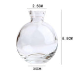 vases transparents modernes vases bleu clair verre minimaliste arrangement fleurs