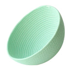 nid chat jaune vert rose violet bleu beige blanc moderne minimaliste tissu petits points