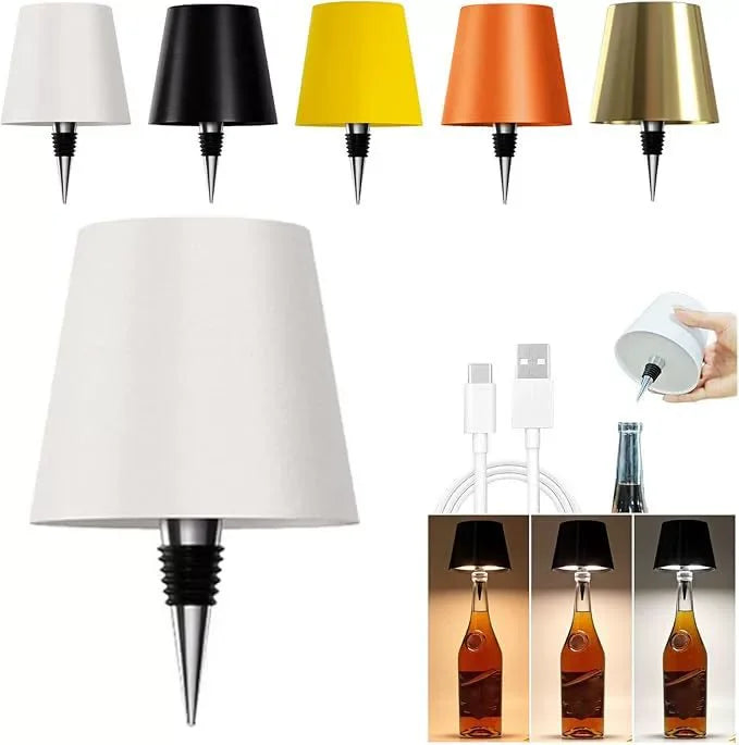lampe poser moderne couleur noir blanc jaune orange doré ecrou câble usb chargeurRGBOHCE