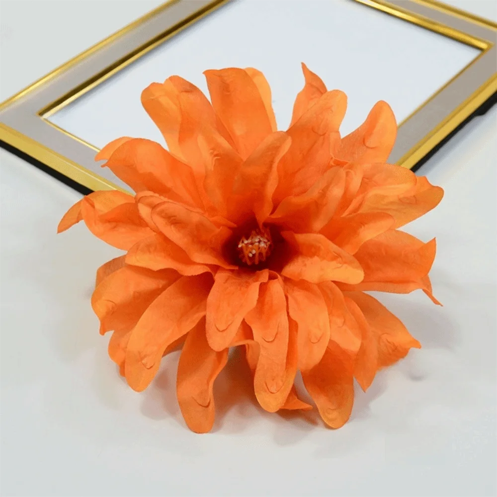 fleurs artificielles rouge bleu beige blanc orange rose violet modernes décoration intérieure boîte 15cm