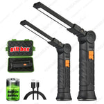 lampe torche multifonction rechargeable aimantée led puissante interrupteur réglages moderne pratique camping travauxurgence