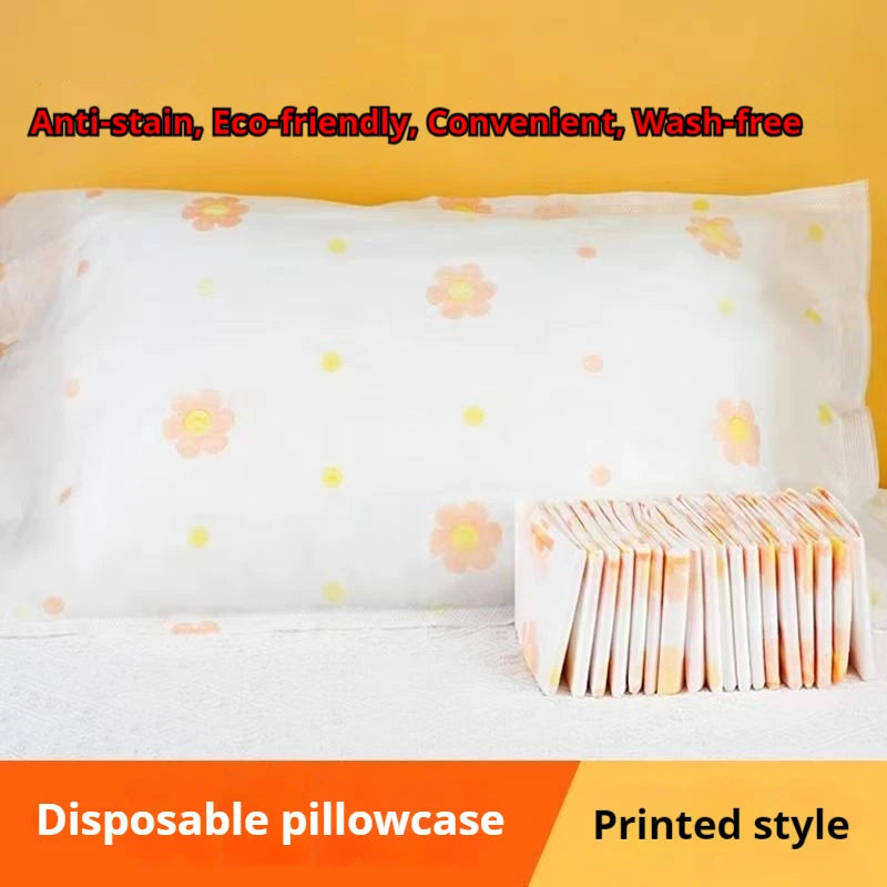 couvre lits jetables fleuris blanc jaune orange imprimés modernes 20 pièces