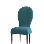 Housse chaise bleu marine blanche adhésive classique extérieur unisexe adulte Polyester Coton