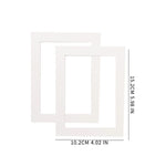 passe partout rectangulaire blanc papier cadre photo décoration intérieure œuvre d'art classique