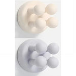 crochets adhésifs pvc moderne porte savon multi usage rangement mur orange rose gris noir