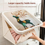 rangements murals pliables salle bain transparent motif cerf forêt moderne adhésif blanc doréversibleéconomique