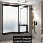 film confidentialité givré autocollant porte verre isolation thermique protection uv moderne blanc 30x100cm 40x200cm