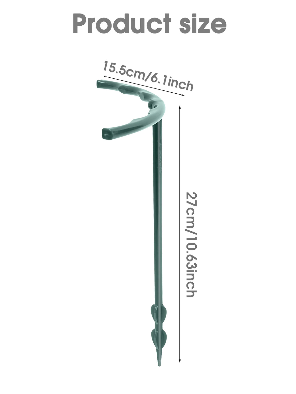 support plante vert foncé clips plastique peint pratique fleur grimpante bonsaï jardin arrangement