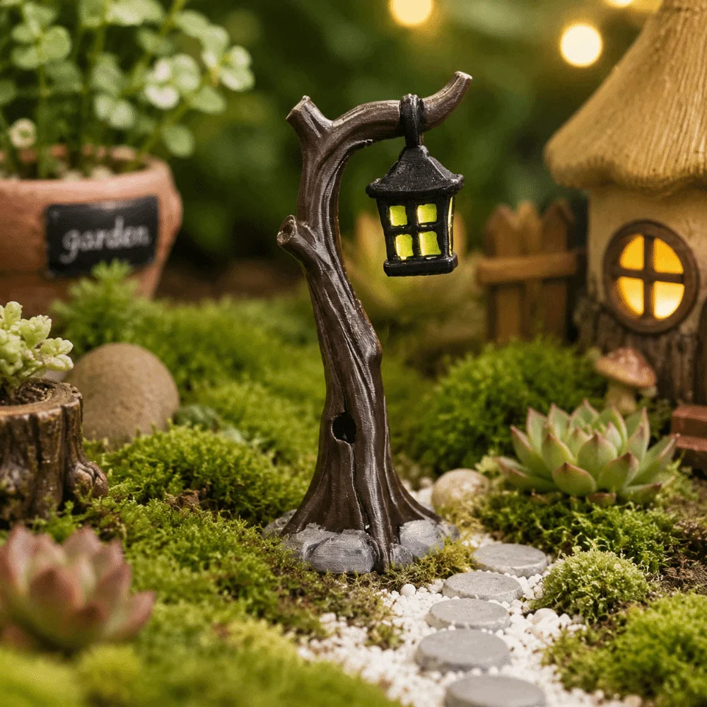 lanternes miniatures bancs rustiques bois métal opaques noires vertes rouges beiges
