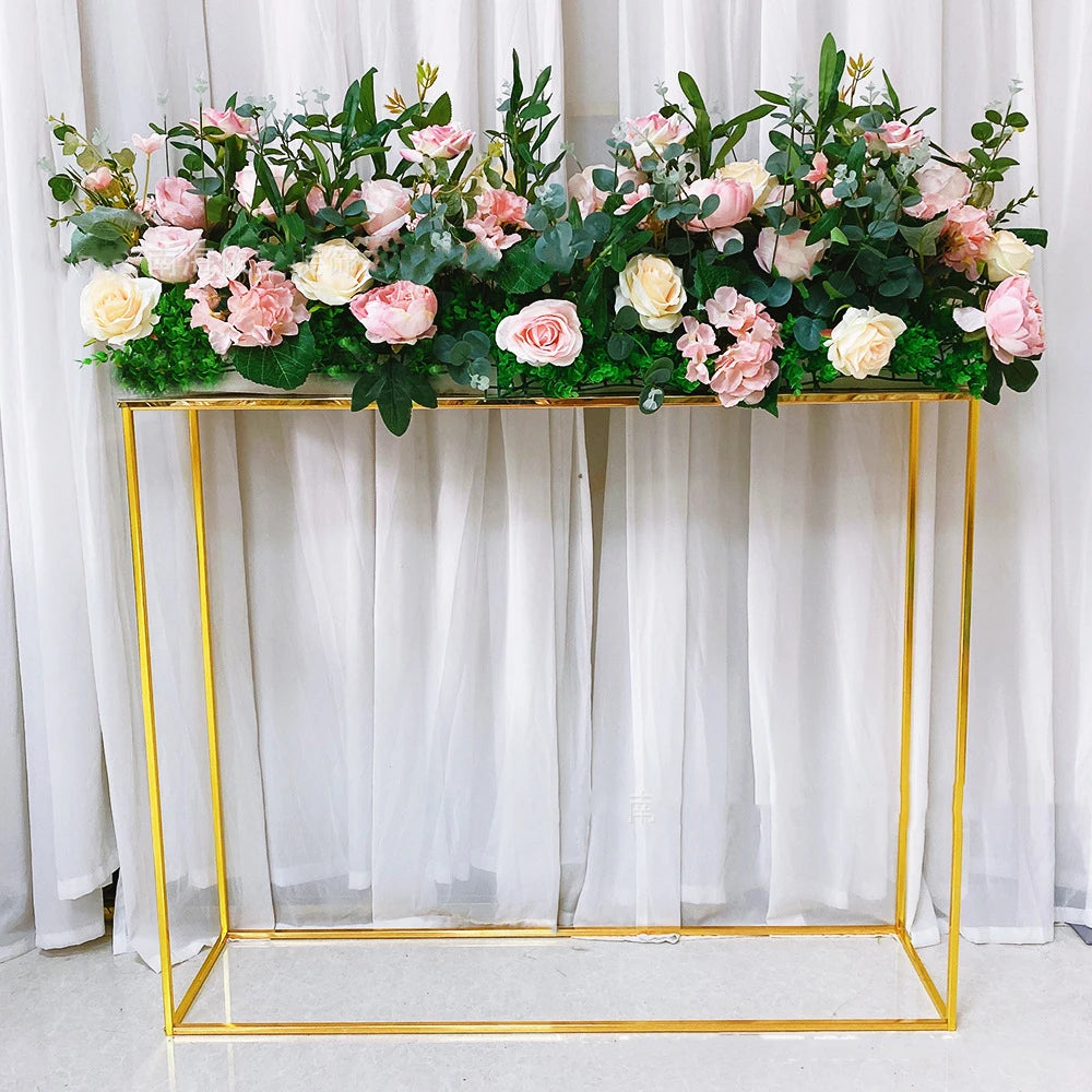 table décorative moderne or vases mariage décoration intérieure minimaliste
