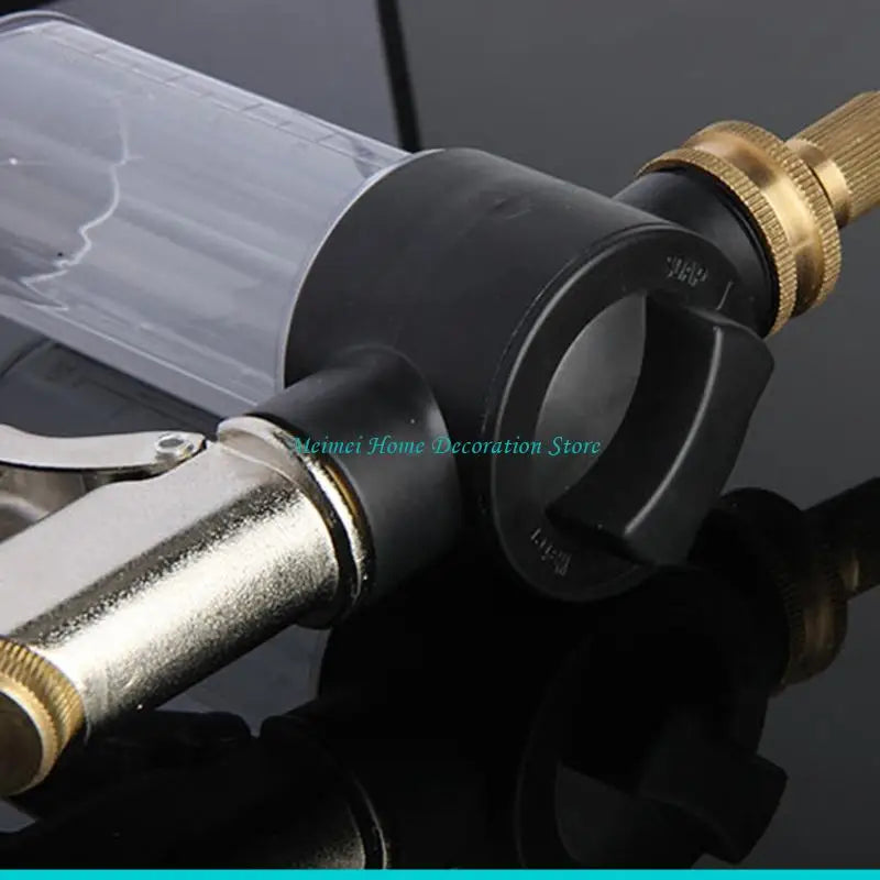 pistolet mousse lavage automobile argenté noir doré transparent industriel utilitaire