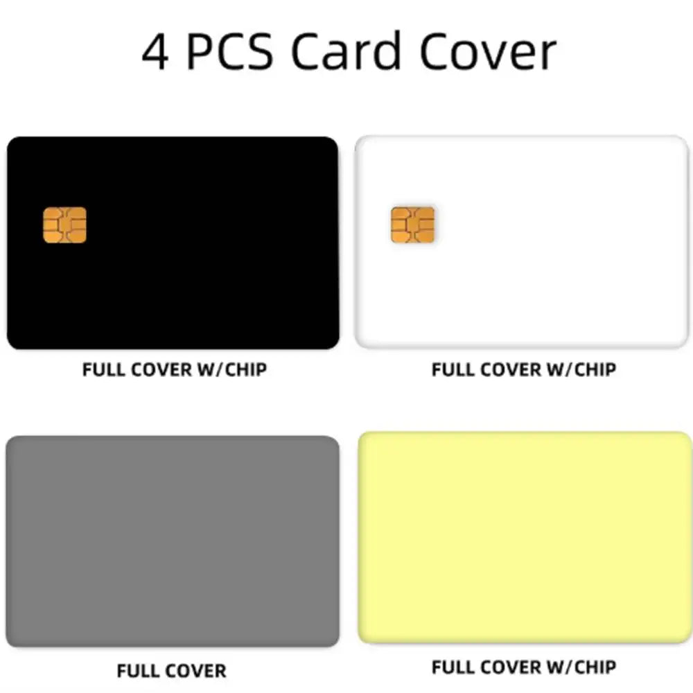 protège cartes adhésifs noirs unis modernes rechargeables banque carte crédit 53x85mm