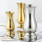 vases émaillés or argent élégants classiques brillants fleurs maison jardin