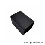 applique murale led noir contemporaine télécommande éclairage chambre coucher haut bas