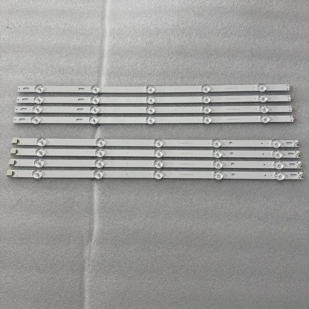 bande lumineuse led blanc bleu connecteurs électriques moderne 90mm fixations aluminium sans câble