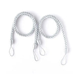 corde rideaux tissée main moderne anneaux gris marron noir blanc bleu marine rouge vert