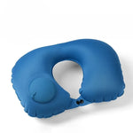 oreiller voyage forme coton gris doux ergonomique fixations voyage massage sieste portable extérieur