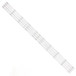 ruban led blanc moderne 990mm 10 leds connecteur kit 4pcs