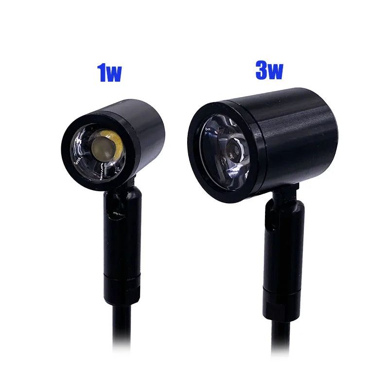 projecteur led rgb usb 5v 1w 3w noir moderne télécommande adaptateur secteur