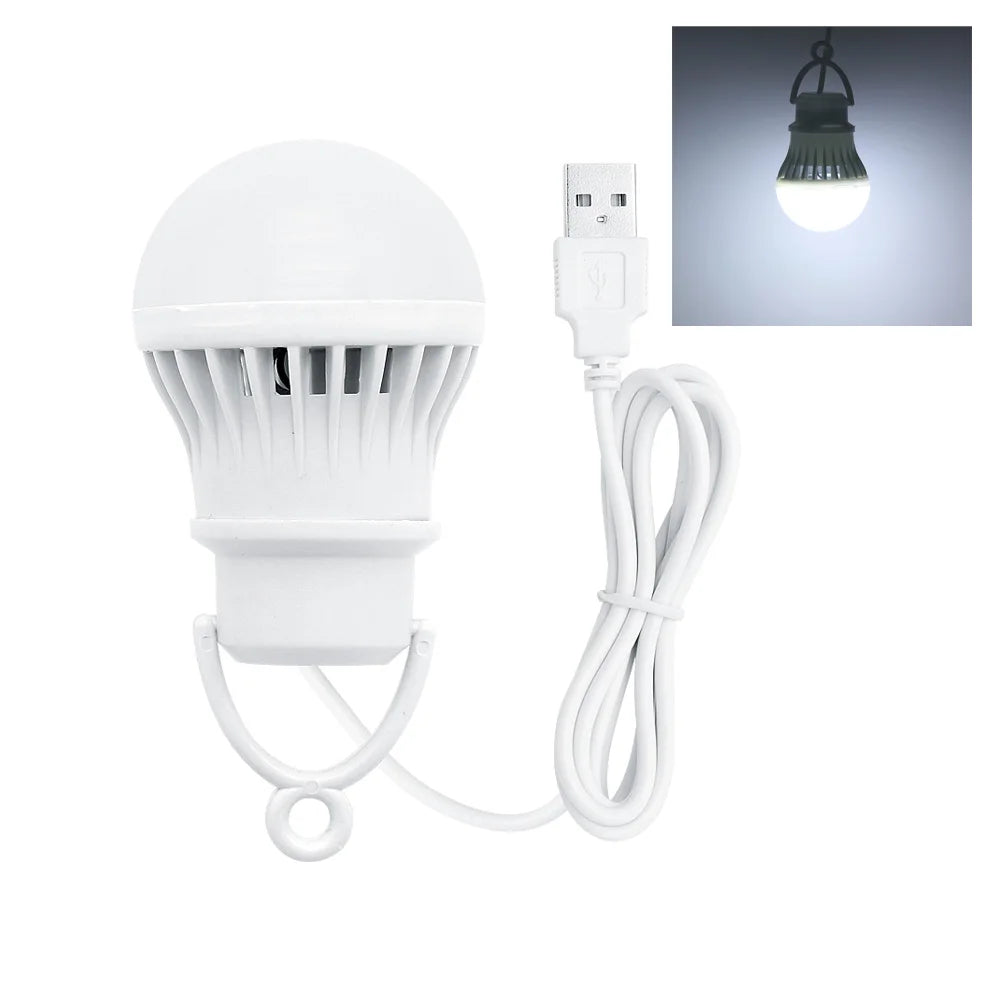 ampoule led blanc moderne 3w usb dimmable 62led contrôleur boutons camping nocturneurgence