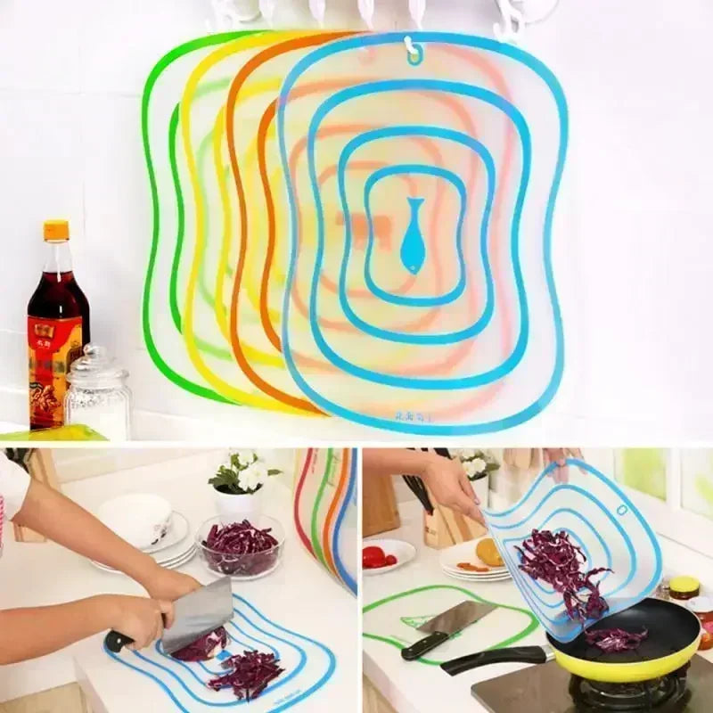 tapis cuisine flexible moderne bleu vert orange rayures concentriques respectueux environnement pratique
