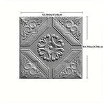 panneaux décoratifs adhésifs motif géométrique cercles floraux classique blanc mur carrelage