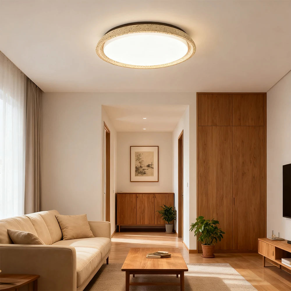 lampe led marbre blanc moderne minimaliste 30cm 43cm 55cm