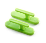 pinces rideau adhésives modernes couleurs vert bleu rose blanc unies opaques