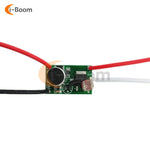 interrupteur capteur lumineux son arret automatique marche nuit technologie 45s filaire vert rouge blanc