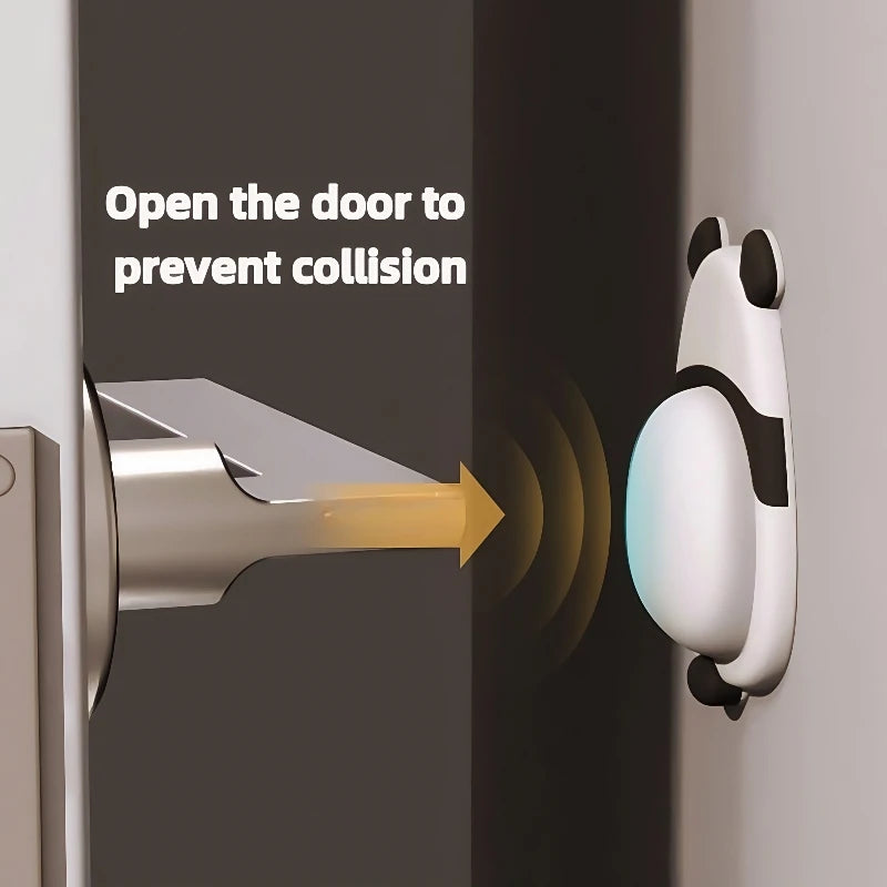 porte cartes animaux adhésifs blanc noir moderne panda chat pingouinscriçãopta
