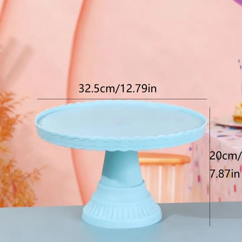 présentoir gâteau silicone rose bleu classique opalescent anniversaire mariageDecoration événementnelle support plateau gâteaux