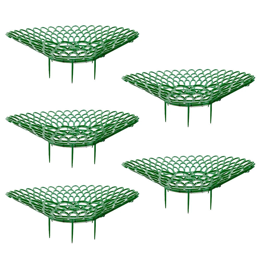 supports plantes vert structure ajourée motif fleur piquets métalliques jardinage rustique assemblés non assemblés