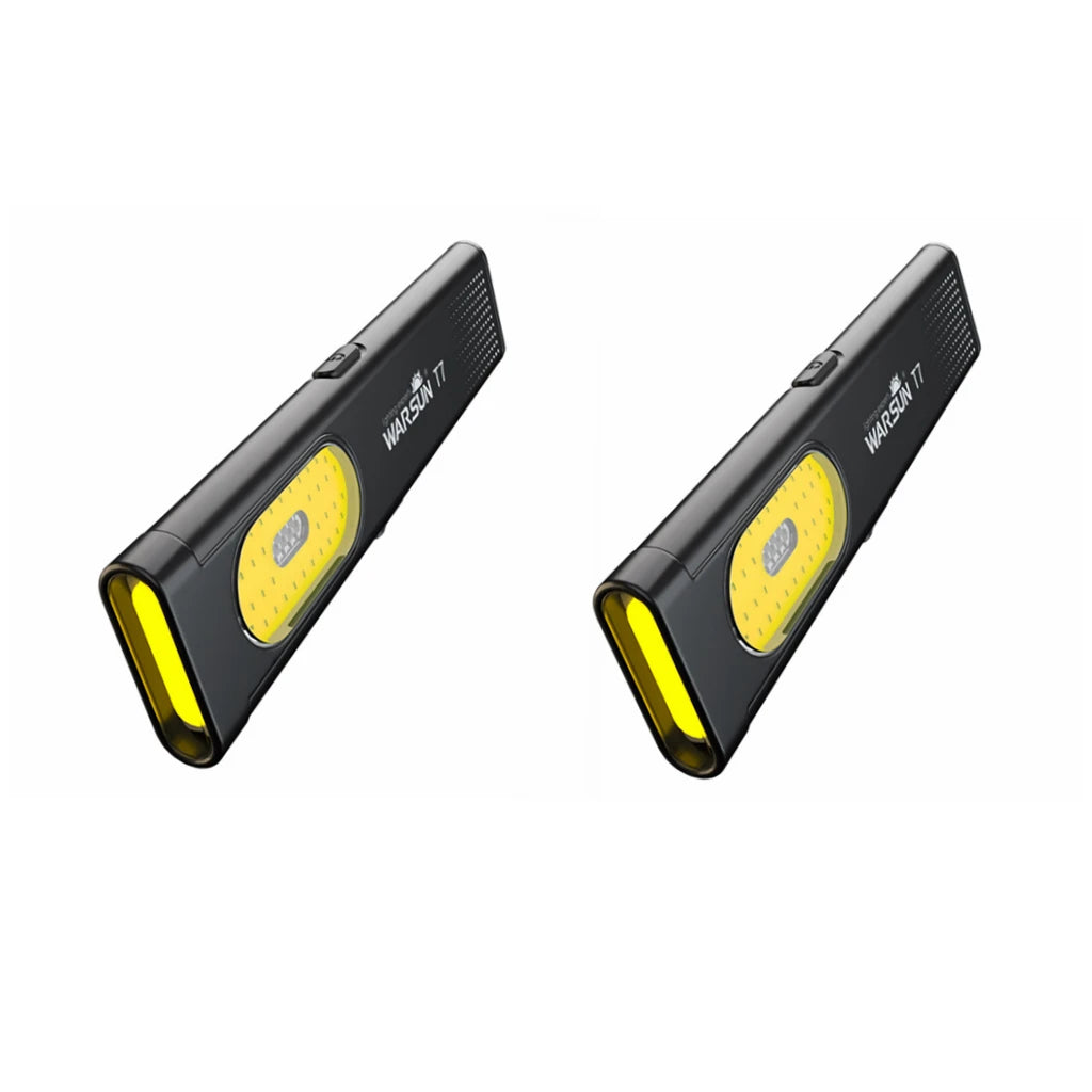 lampe poche rechargeable led alliage aluminium base magnétique clip métallique moderne