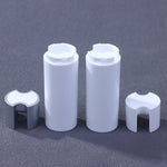 flacons atomisateurs blancs modernes capsules rechange inclusaires lisses opaques