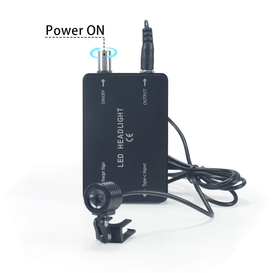 lampe torche led noir clips moderne chargeur câble batterie pratique