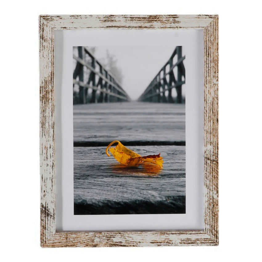 cadre photo bois texture vieillie rustique moderne fixation 10x15cm 13x18cm 15x20cm 9x13cm