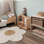 tapis moderne fleuri doux moelleux maison salon bébé prière extérieur 100x100cm 120x120cm