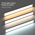lampe led sous meuble blanc moderne contrôles luminosité 20cm 30cm 40cm 50cm recharge usb